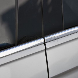 TRIM ΠΑΡΑΘΥΡΩΝ (ΑΥΤΟΚΟΛΛΗΤΑ/ΧΡΩΜΙΟ) - 12 ΤΕΜ. ΓΙΑ VW TIGUAN 5D 2016+ Διάφορα Διακοσμητικά Χρωμίου americat.gr