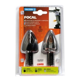 ΦΛΑΣ ΜΗΧΑΝΗΣ FOCAL 12V 21W (78x37mm) ΜΑΥΡΑ -2 ΤΕΜ. LED Φλας americat.gr