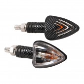 ΦΛΑΣ ΜΗΧΑΝΗΣ FOCAL 12V 21W (78x37mm) CARBON -2 ΤΕΜ. LED Φλας americat.gr