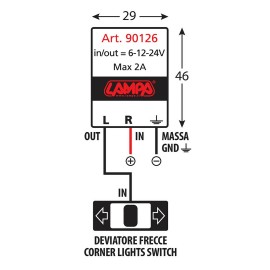 ΗΛΕΚΤΡΟΝΙΚΟ ΦΛΑΣΕΡ (FLASHER) ΓΙΑ LED 6-12-24 V max 2A LED Φλας americat.gr
