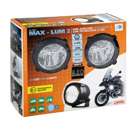 Lampa - Προβολείς Aux LED MAX LUM 2 Fog Beam 12V 2 LED 10W 740lm 6000K με Βάση Στήριξης, Στεγανότητα IP67 και Έγκριση E1 - 2 Τεμ. (9046.1-LM) Προϊόντα Draft americat.gr