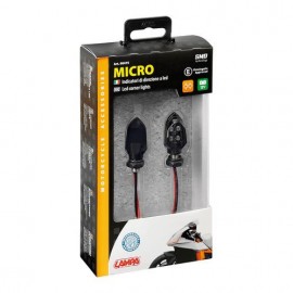 ΦΛΑΣ ΜΟΤΟ MICRO ΜΑΥΡΑ 12V SMD LED 35x18mm 2ΤΕΜ. LED Φλας americat.gr