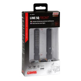ΦΛΑΣ ΕΜΠΡΟΣ ΓΙΑ MOTO LINE SQ 12V SMD LED 2 ΧΡΗΣΕΩΝ ΘΕΣΕΩΣ/ΦΛΑΣ (ΜΑΥΡΟ 92 X 16 mm) - 2 ΤΕΜ. LED Φλας americat.gr