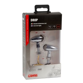 ΦΛΑΣ ΜΟΤΟ DROP 12V SMD LED (35x43mm) ΧΡΩΜΙΟ -2 ΤΕΜ. LED Φλας americat.gr