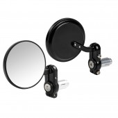 ΚΑΘΡΕΠΤΕΣ ΣΕ ΘΕΣΗ ΑΝΤΙΒΑΡΟΥ ΜΟΤΟ DERNIER 80mm 13-18mm ΜΑΥΡΟΙ -2 ΤΕΜ. Καθρέπτες americat.gr