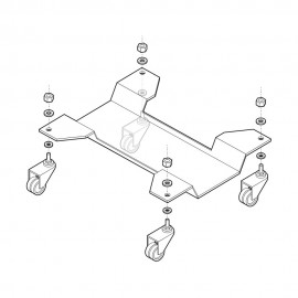 ΒΑΣΗ ΜΕΤΑΦΟΡΑΣ ΓΙΑ ΚΕΝΤΡΙΚΟ ΣΤΑΝΤ MOTO ΜΕ 4 ΡΟΔΑΚΙΑ & ΦΡΕΝΟ 56χ19cm max350kg Σταντ americat.gr