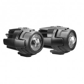 Lampa - Προβολείς Ομίχλης Moto FOG-X1 12V 20W 2123lm 6000-6500K Φ76mm 4 LED Αδιάβροχοι IP68 με Καλωδίωση και Βάσεις Φ24-26mm - Σετ 2 Τεμ. (9158.1-LM) Προϊόντα Draft americat.gr