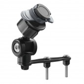 Βιδωτή Βάση Στήριξης Κινητού Brake της σειράς Titan Optiline για το Δοχείο Υγρών Φρένου στο Τιμόνι Μηχανής με απόσταση από κέντρο βίδας σε κέντρο βίδας από 12,5 mm έως 75 mm και σύστημα Duolock, συμβατή με Θήκες ή Αντάπτορες Κινητού Optiline Μηχανή americ