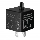 LED FLASHER (ΦΛΑΣΙΕΡΑ) TRIMMER ΗΛΕΚΤΡΟΝΙΚΟ ΓΙΑ LED ΦΛΑΣ 12V max 10A 3PIN LAMPA - 1 ΤΕΜ. Αντάπτορες Φλας americat.gr