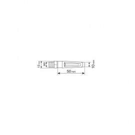 ΦΛΑΣ MOTO NAIL ΜΑΥΡΑ 12V COB LED M8 50x10mm LAMPA - 2 TEM. LED Φλας americat.gr