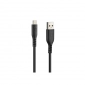 Καλώδιο USB Type A σε USB Type C 3000mA/18W της σειράς Optiline για Φόρτιση, Συγχρονισμό και Μεταφορά Δεδομένων Κινητού και Ηλεκτρονικών Συσκευών με επένδυση από σιλικόνη και μήκος 150 cm Καλώδια Φόρτισης americat.gr