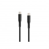 Καλώδιο USB Type C σε USB Type C 3000mA/60W της σειράς Optiline για Φόρτιση, Συγχρονισμό και Μεταφορά Δεδομένων Κινητού και Ηλεκτρονικών Συσκευών με επένδυση από σιλικόνη και μήκος 20 cm Καλώδια Φόρτισης americat.gr