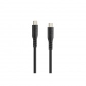 Καλώδιο USB Type C σε USB Type C 3000mA/60W της σειράς Optiline για Φόρτιση, Συγχρονισμό και Μεταφορά Δεδομένων Κινητού και Ηλεκτρονικών Συσκευών με επένδυση από σιλικόνη και μήκος 150 cm Καλώδια Φόρτισης americat.gr