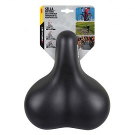 Σέλα ποδηλάτου (260x225mm /690gr) μαύρη Relax City S-6 Selle/Saddles Specialist Σέλες americat.gr