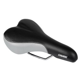 Σέλα ποδηλάτου (265x155mm /320gr) μαύρη/γκρι Sella Dynamic MTB/Racing S-17 Selle/Saddle Σέλες americat.gr
