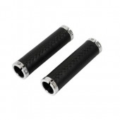 ΧΕΙΡΟΛΑΒΕΣ ΠΟΔΗΛΑΤΟΥ ΔΕΡΜΑΤΙΝΑ VINTAGE 127+127mm 22,5mm ΜΑΥΡΟ 2ΤΕΜ. Χερούλια americat.gr