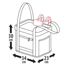 ΤΣΑΝΤΑ ΠΟΔΗΛΑΤΟΥ ΜΕ ΚΛΙΠ EASY-BASKET 14L 34x30x23cm MAX 5kg Τσάντες americat.gr