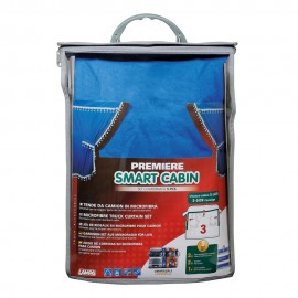 ΣΕΤ ΚΟΥΡΤΙΝΕΣ ΝΤΑΛΙΚΑΣ PREMIER SMART CABIN ΜΠΛΕ 5ΤΕΜ. Κουρτίνες americat.gr