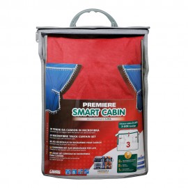 ΣΕΤ ΚΟΥΡΤΙΝΕΣ ΝΤΑΛΙΚΑΣ PREMIER SMART CABIN ΚΟΚΚΙΝΟ 5ΤΕΜ. Κουρτίνες americat.gr