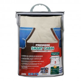 ΣΕΤ ΚΟΥΡΤΙΝΕΣ ΝΤΑΛΙΚΑΣ PREMIER SMART CABIN ΚΡΕΜ 5ΤΕΜ. Κουρτίνες americat.gr