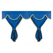 ΣΕΤ ΚΟΥΡΤΙΝΕΣ ΝΤΑΛΙΚΑΣ PRIVILEGE HIGH CENTRAL ΜΠΛΕ 8ΤΕΜ. Κουρτίνες americat.gr