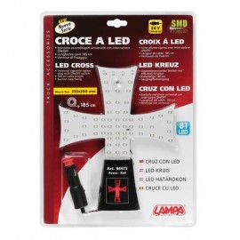 ΣΤΑΥΡΟΣ 24V ΜΕ 81 LED ΚΟΚΚΙΝΟ ΜΕ ΦΙΣ ΑΝΑΠΤΗΡΑ ΚΑΙ ΚΑΛΩΔΙΟ 200cm 200x250mm Διακοσμητικά Φώτα americat.gr