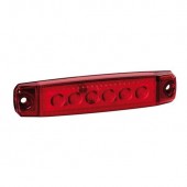 ΦΩΣ ΟΓΚΟΥ 6LED ΚΟΚΚΙΝΟ 12/24V 96mm ΑΔΙΑΒΡΟΧΟ 1ΤΕΜ. Φώτα Ογκου americat.gr
