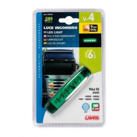 ΦΩΣ ΟΓΚΟΥ 6LED ΠΡΑΣΙΝΟ 12/24V 96mm ΑΔΙΑΒΡΟΧΟ 1ΤΕΜ. Φώτα Ογκου americat.gr