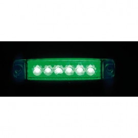 ΦΩΣ ΟΓΚΟΥ 6LED ΠΡΑΣΙΝΟ 12/24V 96mm ΑΔΙΑΒΡΟΧΟ 1ΤΕΜ. Φώτα Ογκου americat.gr