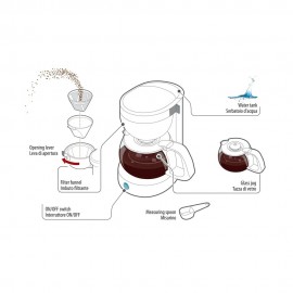 ΚΑΦΕΤΙΕΡΑ ΦΙΛΤΡΟΥ ΓΙΑ ΓΑΛΛΙΚΟ ΚΑΦΕ LIBERICA 12V 170W 95CM 0.65LT ΜΑΥΡΗ/ INOX​ LAMPA - 1 ΤΕΜ Συσκευές Μαγειρικής και Σκεύη Εστίασης americat.gr