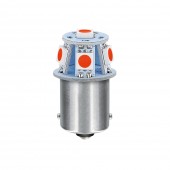 R5W BA15s 24/28V 6SMDX1CHIP LED 35lm ΚΟΚΚΙΝΟ ΚΟΥΤΙ LAMPA - 20 ΤΕΜ. Με Κάλυκα americat.gr