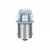 R5W BA15s 24/28V 6SMDX1CHIP LED 40lm ΜΠΛΕ ΚΟΥΤΙ LAMPA - 20 ΤΕΜ. Με Κάλυκα americat.gr