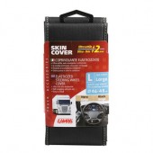 ΚΑΛΥΜΜΑ ΤΙΜΟΝΙΟΥ ΦΟΡΤΗΓΟΥ 46/48cm (L) SKIN-COVER ΜΑΥΡΟ ΜΕ ΜΠΕΖ ΡΑΦΗ ΕΛΑΣΤΙΚΟ 2mm ΠΑΧΟΣ Διάμετρος 46-48 cm americat.gr