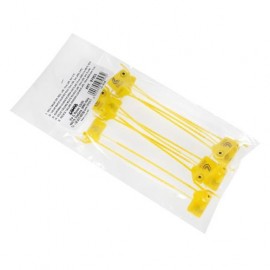 Identification security seals, 10 pcs set made of polypropylene, knurled tubes Anti-Theft Devices americat.gr