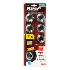 ΚΑΠΑΚΙΑ ΠΑΞΙΜΑΔΙΩΝ / ΜΠΟΥΛΟΝΙΩΝ ΦΟΡΤΗΓΟΥ ΧΑΛΥΒΔΙΝΑ INOX 33mm 10ΤΕΜ. Διακόσμηση Τροχών americat.gr