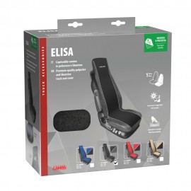 ΚΑΛΥΜΜΑ ΚΑΘΙΣΜΑΤΟΣ ΦΟΡΤΗΓΟΥ ELISA-2 ΜΑΥΡΟ/ΓΚΡΙ Καλύμματα Καθισμάτων americat.gr