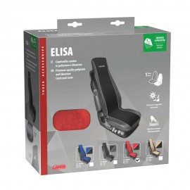 ΚΑΛΥΜΜΑ ΚΑΘΙΣΜΑΤΟΣ ΦΟΡΤΗΓΟΥ ELISA-2 ΜΑΥΡΟ/ΚΟΚΚΙΝΟ Καλύμματα Καθισμάτων americat.gr