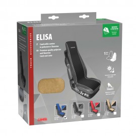 ΚΑΛΥΜΜΑ ΚΑΘΙΣΜΑΤΟΣ ΦΟΡΤΗΓΟΥ ELISA-2 ΜΑΥΡΟ/ΜΠΕΖ Καλύμματα Καθισμάτων americat.gr