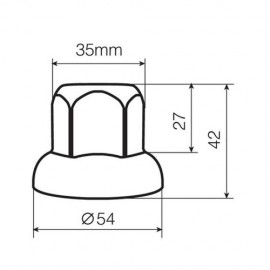 ΚΑΠΑΚΙΑ ΠΑΞΙΜΑΔΙΩΝ / ΜΠΟΥΛΟΝΙΩΝ ΦΟΡΤΗΓΟΥ ΝΙΚΕΛ 32mm Διακόσμηση Τροχών americat.gr