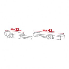 Κλειδαριά για CONTAINER 22-43cm με κλειδί ZANNA Αντικλεπτικές Συσκευές americat.gr