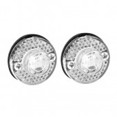 Φώτα Ογκου Φορτηγού 24V 1 Led 2τεμ Λευκά F-12 Φώτα Ογκου americat.gr
