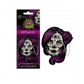 Amio - ΑΡΩΜΑΤΙΚΟ ΚΡΕΜΑΣΤΟ AROMA CAR MUERTOS VIOLET GIRL SPICY DELIGHT - 1 TEM. (A10378/AM) Αρωματικά americat.gr