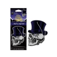 Amio - ΑΡΩΜΑΤΙΚΟ ΚΡΕΜΑΣΤΟ AROMA CAR MUERTOS SKULL IN HAT BLACK OUD - 1 TEM. (A10380/AM) Αρωματικά americat.gr
