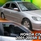 ΑΝΕΜΟΘΡΑΥΣΤΕΣ ΓΙΑ HONDA CIVIC VII 4D SEDAN 2001-2005 ΖΕΥΓΑΡΙ ΑΠΟ ΕΥΚΑΜΠΤΟ ΦΙΜΕ ΠΛΑΣΤΙΚΟ HEKO - 2 ΤΕΜ. ΑΝΕΜΟΘΡΑΥΣΤΕΣ americat.gr