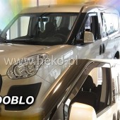 ΑΝΕΜΟΘΡΑΥΣΤΕΣ ΓΙΑ FIAT DOBLO 2010-2022 / OPEL COMBO D 2011-2018 ΖΕΥΓΑΡΙ ΑΠΟ ΕΥΚΑΜΠΤΟ ΦΙΜΕ ΠΛΑΣΤΙΚΟ HEKO - 2 ΤΕΜ. ΑΝΕΜΟΘΡΑΥΣΤΕΣ americat.gr