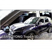ΑΝΕΜΟΘΡΑΥΣΤΕΣ ΓΙΑ SSANGYONG TORRES 5D 2022+ ΣΕΤ ΑΥΤΟΚΙΝΗΤΟΥ ΑΠΟ ΕΥΚΑΜΠΤΟ ΦΙΜΕ ΠΛΑΣΤΙΚΟ HEKO - 4 ΤΕΜ. ΑΝΕΜΟΘΡΑΥΣΤΕΣ americat.gr