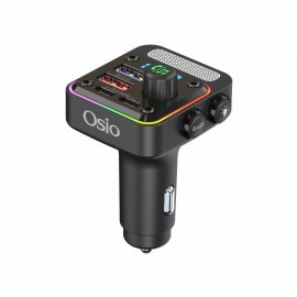FM TRANSMITTER ΑΝΑΠΤΗΡΑ 12V ΜΕ BLUETOOTH OFT-4260BT ΦΟΡΤΙΣΤΗ USB TYPE-A + USB TYPE-C OSIO Φις Αναπτήρα americat.gr