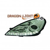 ΦΑΝΑΡΙΑ ΜΠΡΟΣΤΙΝΑ ΓΙΑ MERCEDES SLK R171 2004-2011 DRAGONLIGHT ΚΑΙ LED CHROME DIEDERICHS - 2 ΤΕΜ. Mercedes americat.gr