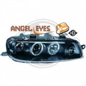 ΦΑΝΑΡΙΑ ΓΙΑ FIAT PUNTO ΙΙ 10.1999 - 06.2003 ΜΠΡΟΣΤΙΝΑ ANGELEYES BLACK - 2 ΤΕΜ. Fiat americat.gr