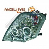ΦΑΝΑΡΙΑ ΓΙΑ CITROEN C2 11/2003+ ANGELEYES CHROME ΜΠΡΟΣΤΙΝΑ - 2 ΤΕΜ. Citroen americat.gr